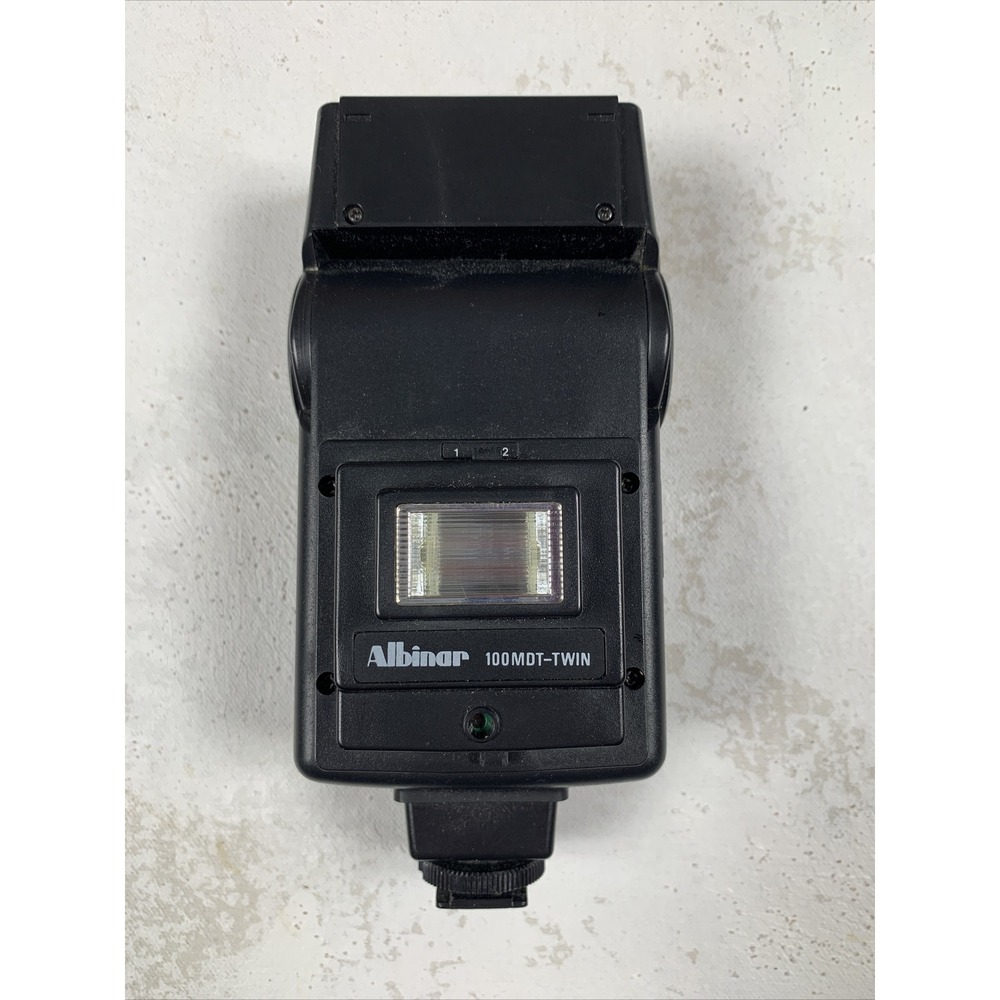 Albinar (100MDT-TWIN) Battery Operated Black Camera Shoe Mount Flash Only